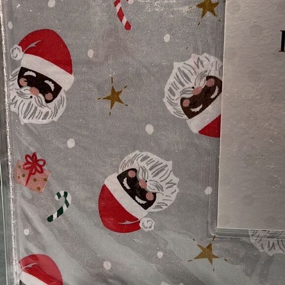 Isaac Mizrahi Christmas Santa Clause Twin Sheet Set - Picture 3 of 5